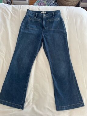 LOFT Dark Blue Flare Jeans